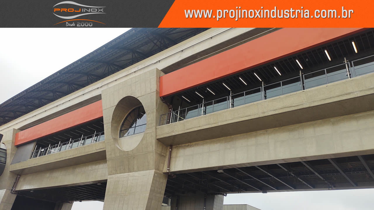 Aço Inox Estação Jardim Colonial Metrô SP