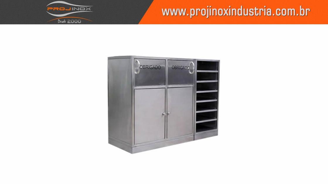 Lixeira Basculante Inox